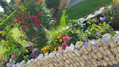 Canteiro elevado de gabião feito sob medida - tamanho da malha 5x10cm