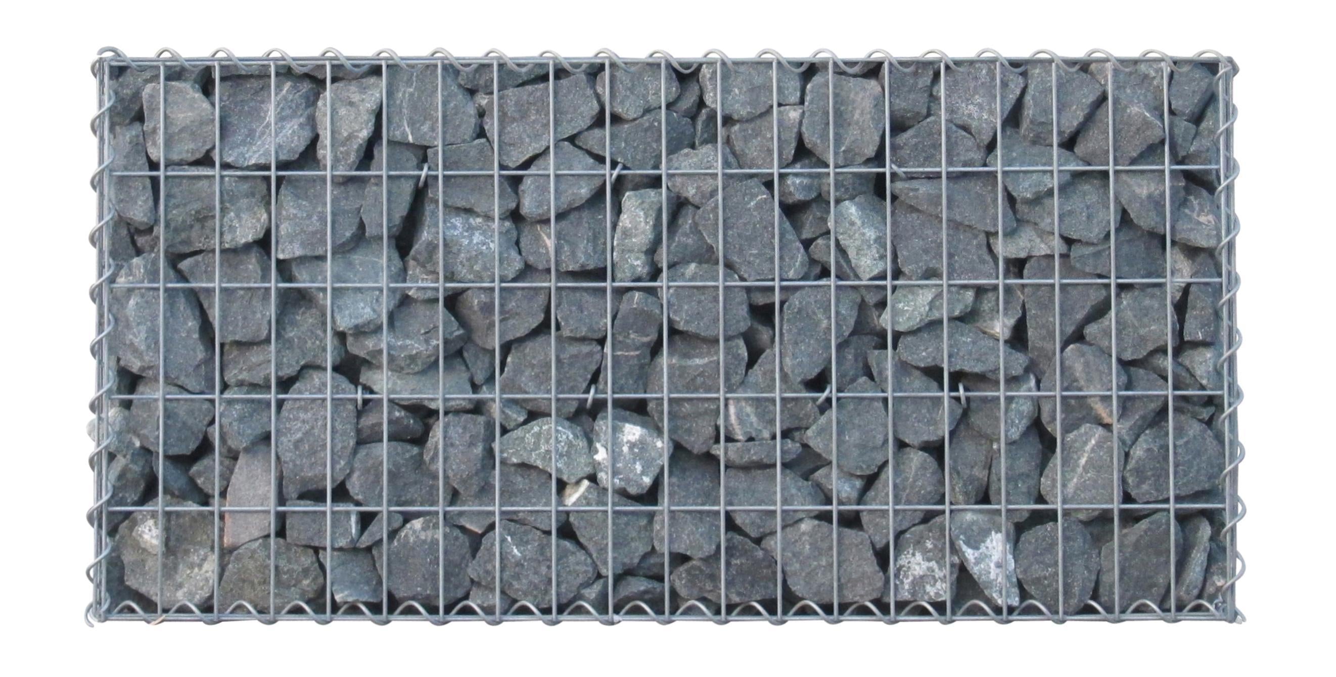 Gabion 100 cm x 20 cm x 20 cm (L x H x P), mailles 5 cm x 10 cm, spirale