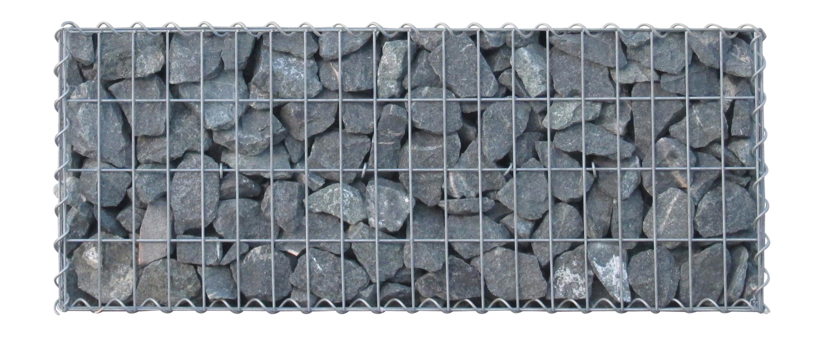2er Set Gabionen 100 cm x 40 cm x 30 cm (L x H x T), Maschenweite 5 x 10 cm, Spirale