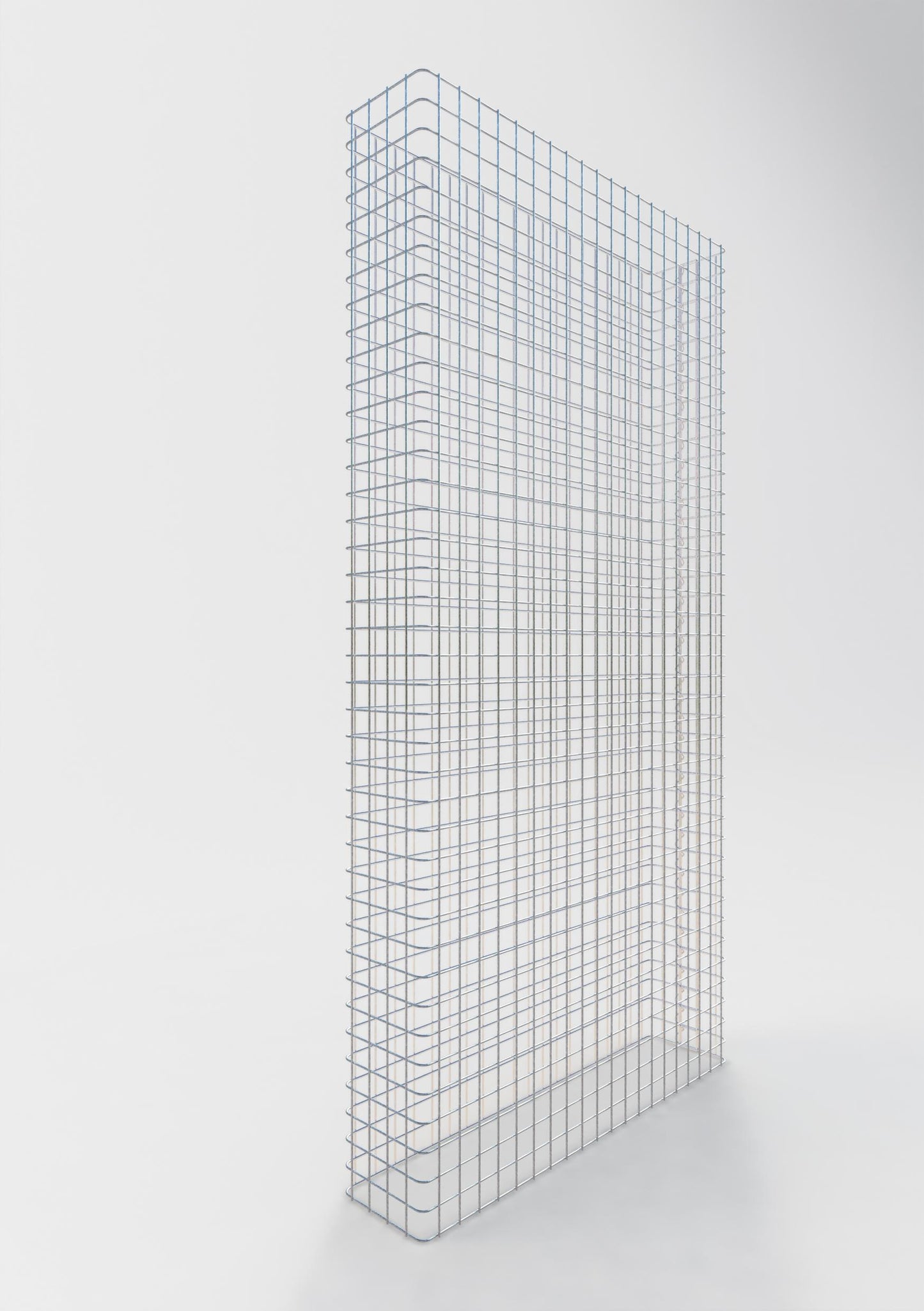 Schanskorfomheining lengte 102 cm, hoogte 200 cm, diepte 22 cm, maaswijdte 5 x 5 cm