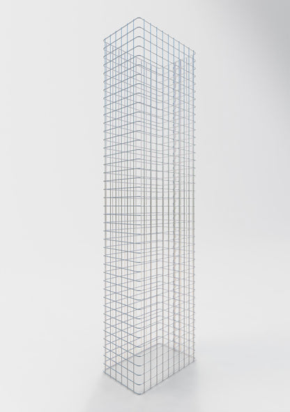 Clôture en gabion Longueur 52 cm, hauteur 200 cm, profondeur 32 cm, mailles 5 x 5 cm