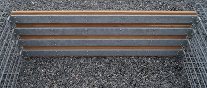 Conjunto de trilhos banco longo