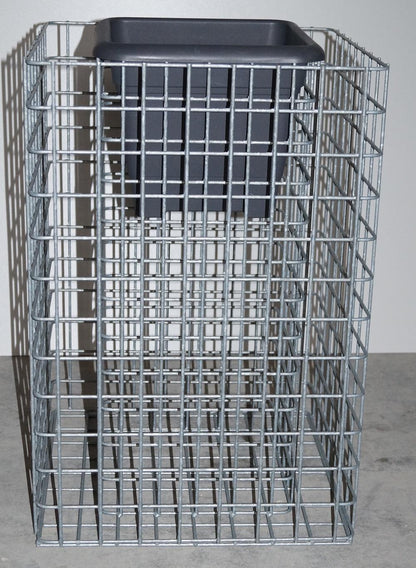 Bloemenzuil Hoogte 62 cm Voet 42 x 42 cm MW 5 x 5 cm, thermisch verzinkt incl. pot