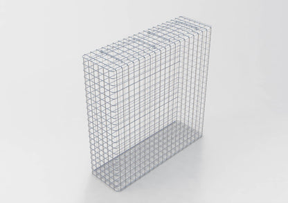 Gabion hot-dip galvanized 102 cm x 102 cm x 32 cm, mesh size 5 cm x 5 cm, fully welded