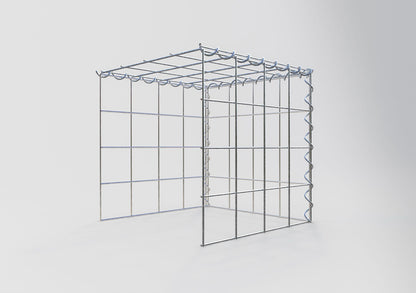 Fourche rapportée type 4 40 cm x 40 cm x 40 cm (L x H x P), mailles 10 cm x 10 cm, spirale