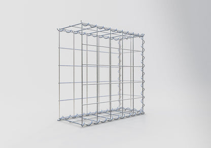 Extra gabion typ 2 50 cm x 50 cm x 20 cm (L x H x D), maskstorlek 10 cm x 10 cm, spiral