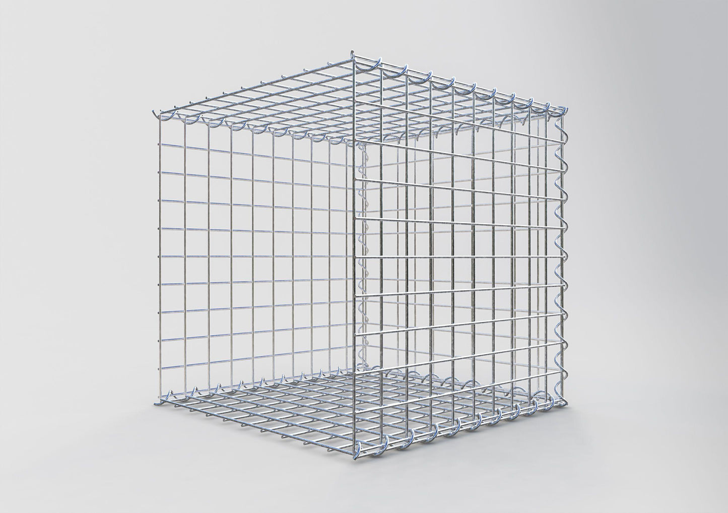 Påväxt gabion typ 2 50 cm x 50 cm x 50 cm (L x H x D), maskstorlek 5 cm x 5 cm, spiral