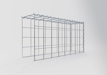 Gabião Tipo 4 80 cm x 40 cm x 20 cm (C x A x P), malhagem 10 cm x 10 cm, espiral