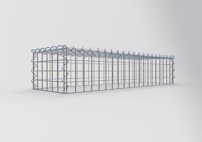 Extra gabion typ 3 100 cm x 20 cm x 30 cm (L x H x D), maskstorlek 5 cm x 5 cm, spiral