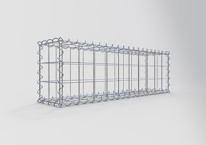 Gabião 100 cm x 30 cm x 20 cm (C x A x P), malhagem 10 cm x 10 cm, espiral