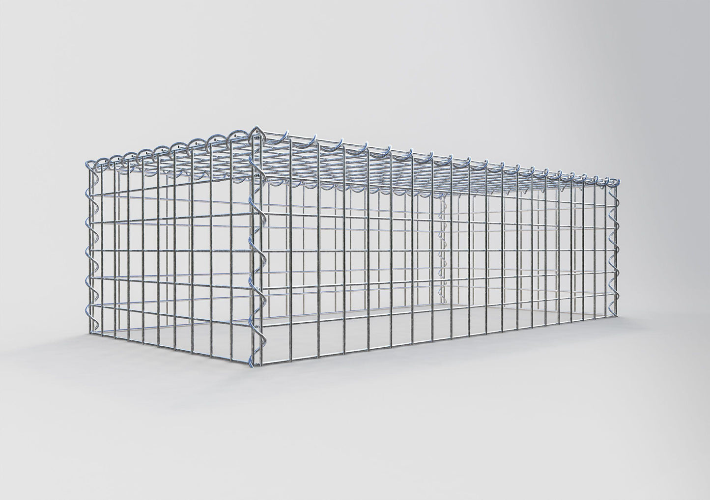 Gavión complementario tipo 3 100 cm x 30 cm x 50 cm (L x A x P), malla 5 cm x 5 cm, espiral