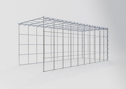 Gabião tipo 4 100 cm x 40 cm x 40 cm (C x A x P), malhagem 10 cm x 10 cm, espiral