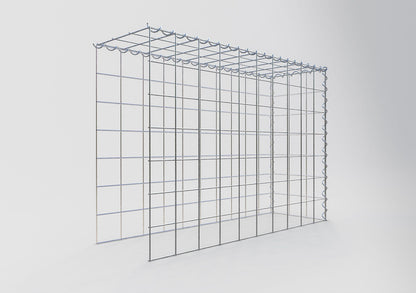 Gabião Tipo 4 100 cm x 70 cm x 30 cm (C x A x P), malhagem 10 cm x 10 cm, espiral