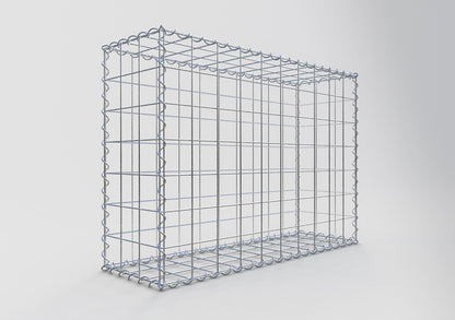Gabbione 100 cm x 70 cm x 30 cm (L x H x P), maglia 10 cm x 10 cm, spirale