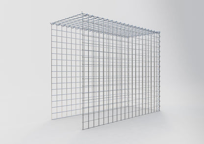 Grown-on gabion type 4 100 cm x 80 cm x 40 cm (L x H x D), mesh size 5 cm x 5 cm, spiral