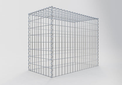 Gabião tipo 3 100 cm x 80 cm x 50 cm (C x A x P), malhagem 5 cm x 10 cm, espiral