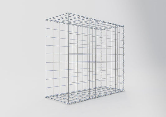 Extra gabion typ 2 100 cm x 90 cm x 40 cm (L x H x D), maskstorlek 10 cm x 10 cm, spiral