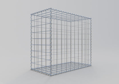 Gabione 100 cm x 90 cm x 50 cm (L x H x T), Maschenweite 10 cm x 10 cm, Spirale