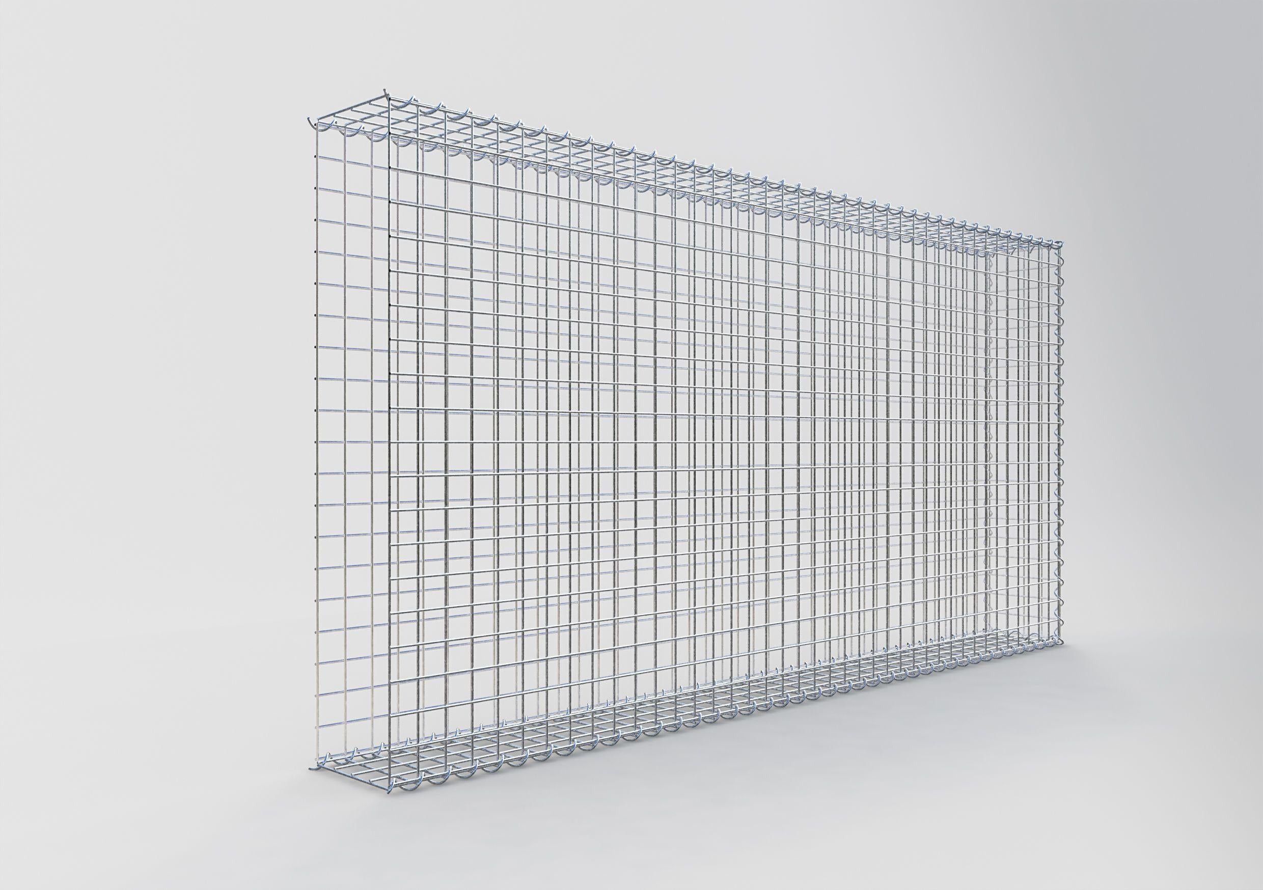 Opvokset gabion type 2 200 cm x 100 cm x 20 cm (L x H x D), maskestørrelse 5 cm x 5 cm, spiral