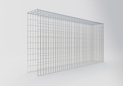 Extra gabion typ 4 200 cm x 100 cm x 30 cm (L x H x D), maskstorlek 5 cm x 10 cm, spiral