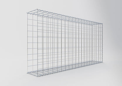 Opvokset gabion type 2 200 cm x 100 cm x 30 cm (L x H x D), maskestørrelse 10 cm x 10 cm, spiral