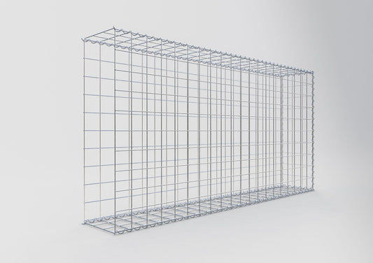 Extra gabion typ 2 200 cm x 100 cm x 30 cm (L x H x D), maskstorlek 10 cm x 10 cm, spiral