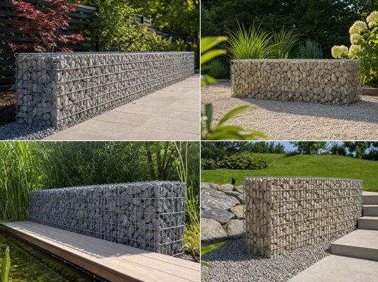 Gabion tillverkad efter mått - maskstorlek 5x10cm