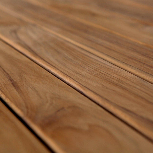 Bois TEAK pour banc 4 pièces découpées 115 x 9 x 2 cm