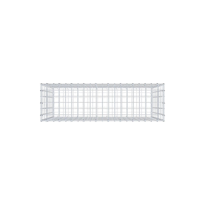 Schanskorf 100 cm x 80 cm x 30 cm (L x H x D), maaswijdte 5 cm x 10 cm, C-ring