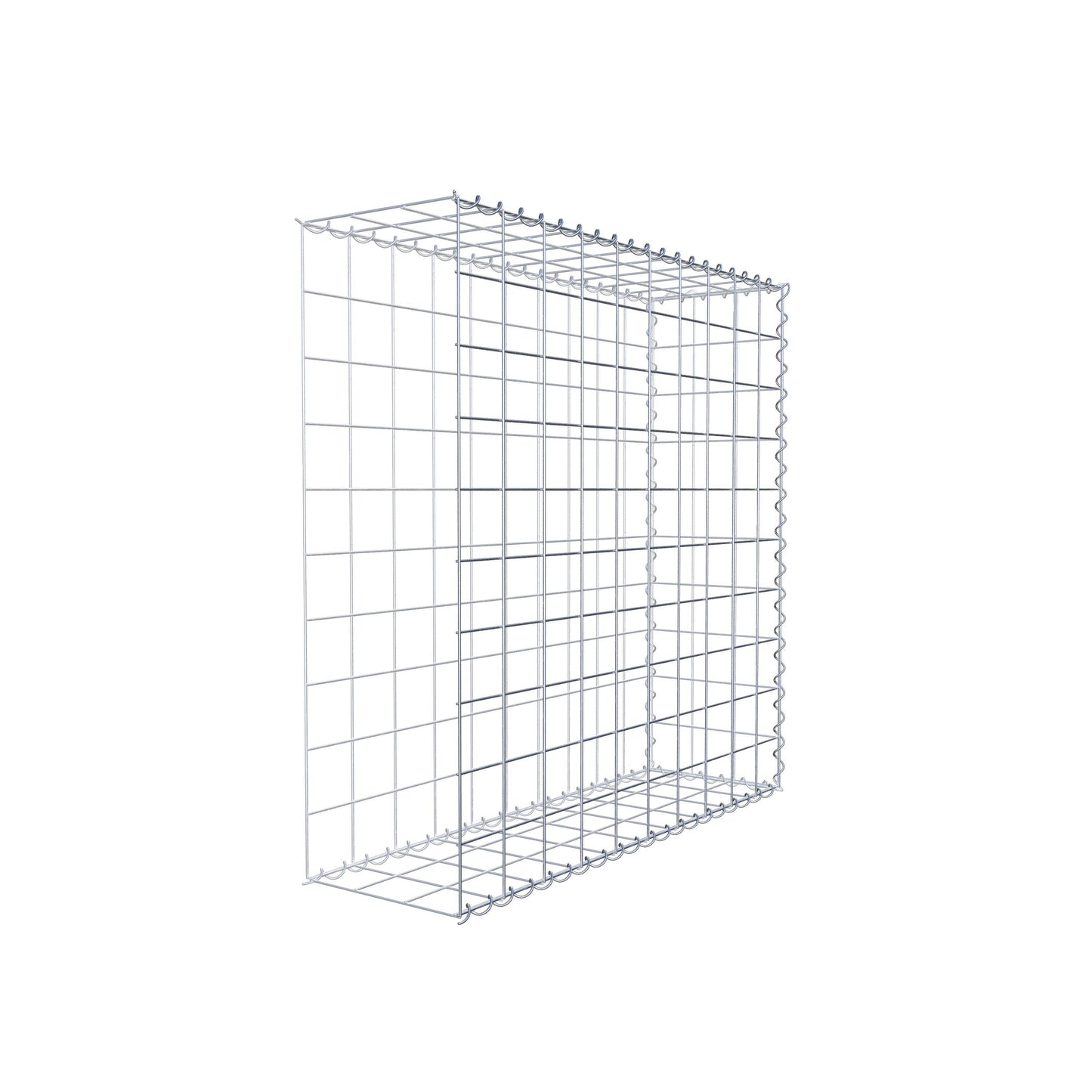 Extra gabion typ 2 100 cm x 100 cm x 30 cm (L x H x D), maskstorlek 10 cm x 10 cm, spiral