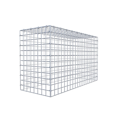 Gavión complementario de tipo 3 100 cm x 60 cm x 40 cm (L x A x P), malla 5 cm x 5 cm, anillo en C