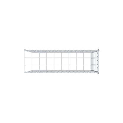 Påväxt gabion typ 4 100 cm x 80 cm x 30 cm (L x H x D), maskstorlek 10 cm x 10 cm, spiral
