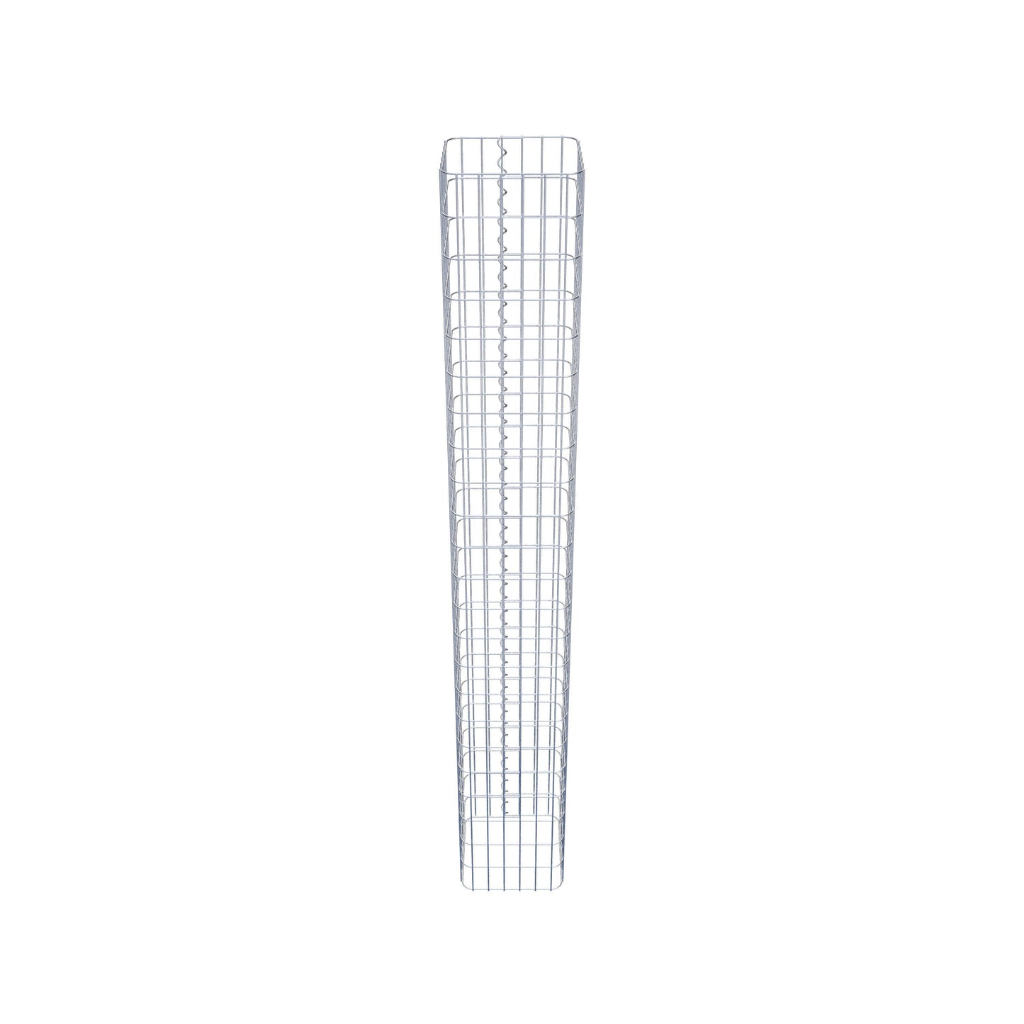 Gabionpelare vinkelrät 32 cm x 32 cm, 230 cm höjd, MW 5 cm x 10 cm
