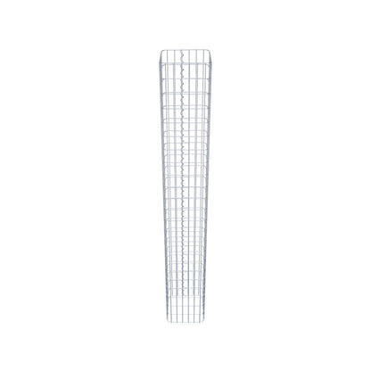 Gabionpelare vinkelrät 32 cm x 32 cm, 230 cm höjd, MW 5 cm x 10 cm