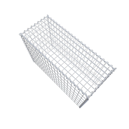 Extra gabion typ 3 100 cm x 70 cm x 40 cm (L x H x D), maskstorlek 5 cm x 10 cm, spiral