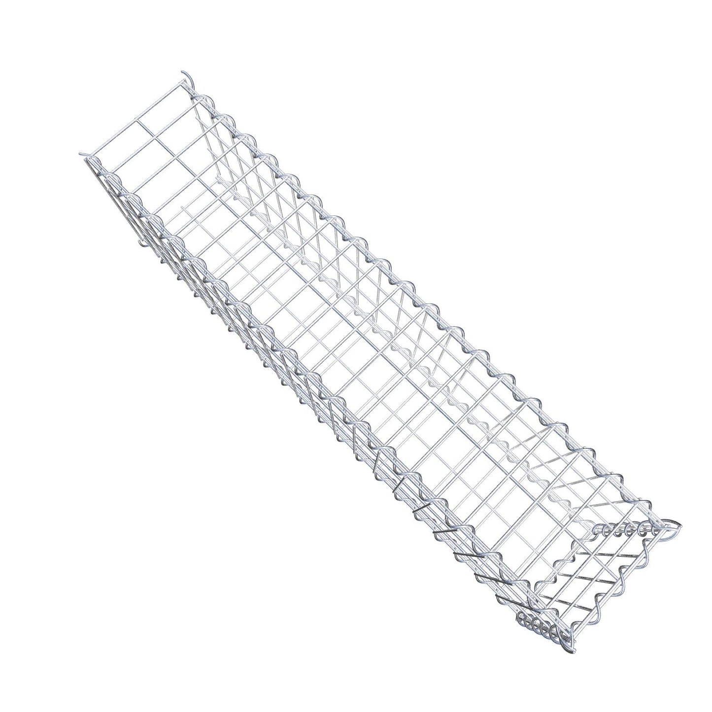 Gabião tipo 2 100 cm x 30 cm x 20 cm (C x A x P), malhagem 5 cm x 10 cm, espiral