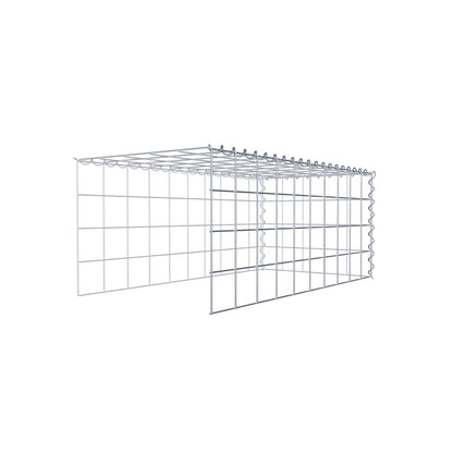 Gavión complementario tipo 4 100 cm x 40 cm x 50 cm (L x A x P), malla 10 cm x 10 cm, espiral