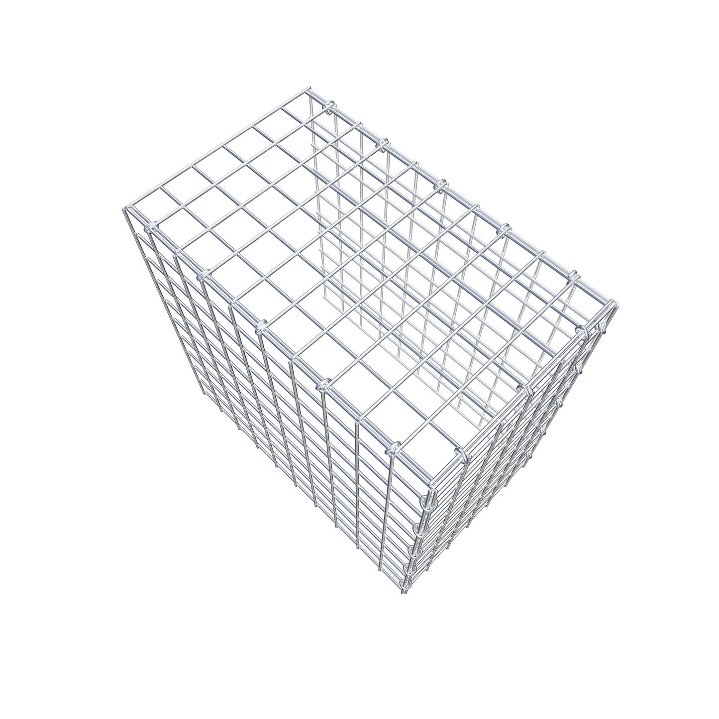 Gavión complementario tipo 4 50 cm x 50 cm x 30 cm (L x A x P), malla 5 cm x 5 cm, anillo en C
