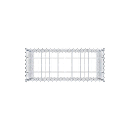Gabion 100 cm x 60 cm x 40 cm (L x H x D), maskstorlek 10 cm x 10 cm, spiral