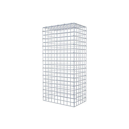 Gavión complementario de tipo 3 100 cm x 30 cm x 50 cm (largo x alto x fondo), malla 5 cm x 5 cm, anillo en C