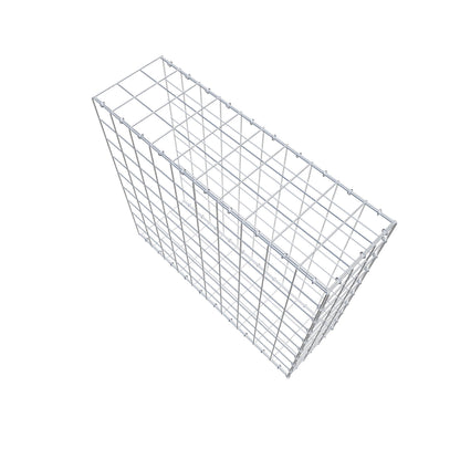 Gavión complementario de tipo 2 100 cm x 90 cm x 30 cm (L x A x P), malla 10 cm x 10 cm, anillo en C