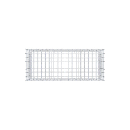 Gabbione 100 cm x 50 cm x 40 cm (L x H x P), maglia 5 cm x 10 cm, anello a C
