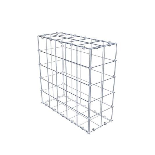 Gabion 50 cm x 50 cm x 20 cm (L x H x D), maskestørrelse 10 x 10 cm, spiralring