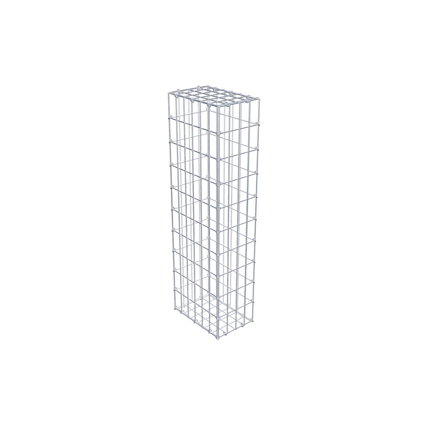 Gabion 100 cm x 30 cm x 20 cm (L x H x D), mesh size 5 cm x 10 cm, C-ring
