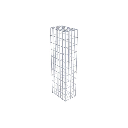 Gabion 100 cm x 30 cm x 20 cm (L x H x D), mesh size 5 cm x 10 cm, C-ring