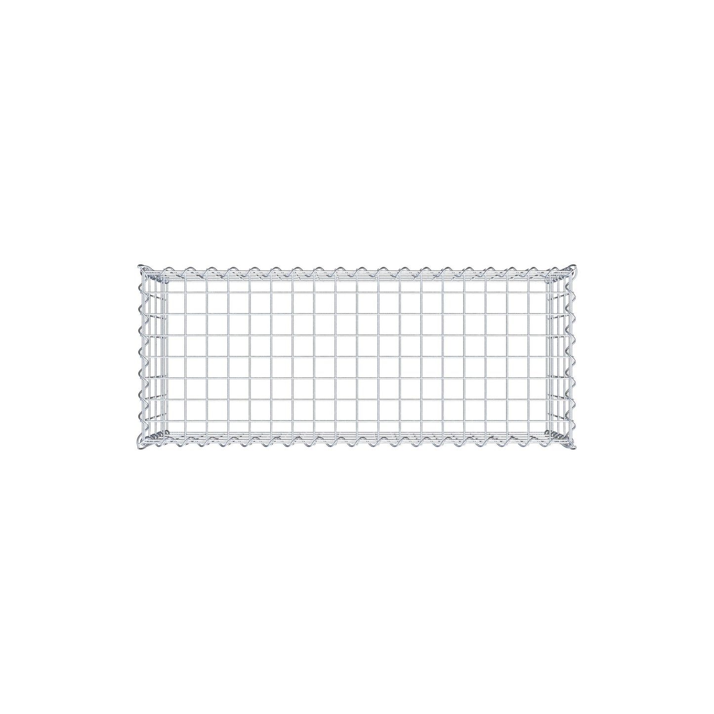 Extra gabion typ 3 100 cm x 40 cm x 40 cm (L x H x D), maskstorlek 5 cm x 10 cm, spiral