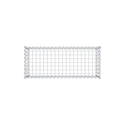 Extra gabion typ 3 100 cm x 40 cm x 40 cm (L x H x D), maskstorlek 5 cm x 10 cm, spiral