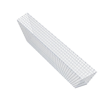 Gabbione 200 cm x 100 cm x 30 cm (L x H x P), maglia 5 x 5 cm, anello a spirale