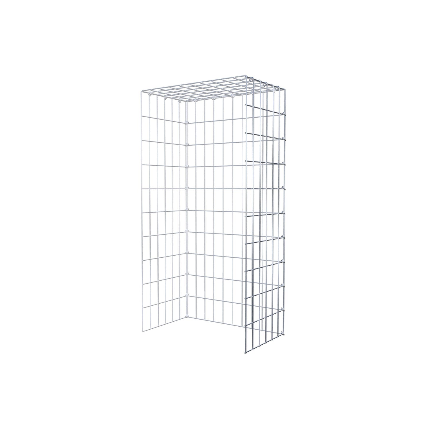Gabião Tipo 4 100 cm x 30 cm x 50 cm (C x A x P), malhagem 5 cm x 10 cm, anel C