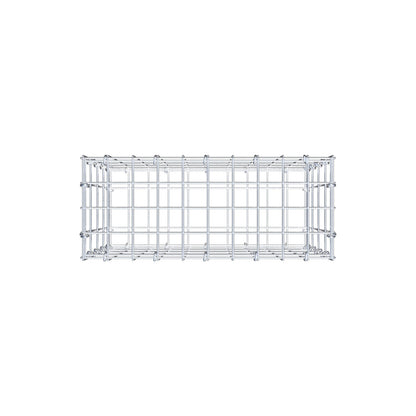 Gabion 50 cm x 40 cm x 20 cm (L x H x D), maskstorlek 5 cm x 10 cm, C-ring